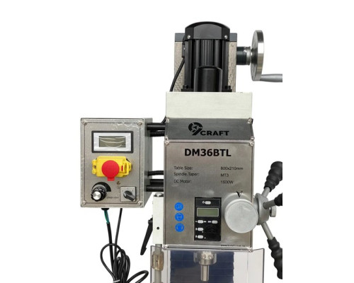 Купить Настольный сверлильно-фрезерный станок 9CRAFT DM36BTL 1500W бесщеточный