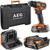 Купить Дрель-шуруповерт аккумуляторный AEG BS18SBL2-202C