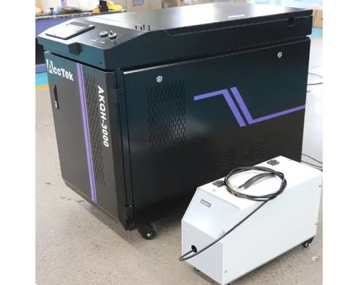 Купить Аппарат для лазерной сварки и очистки с волоконным лазером AccTek AKQH-3000 3 в 1, 12 кВт
