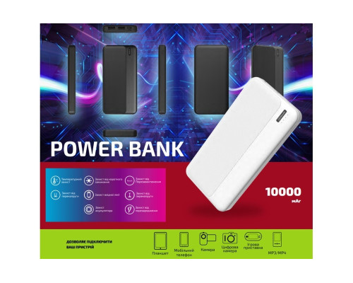 Купить Портативный Power Bank GRUNHELM GP-10B 10.000 mAh. черный