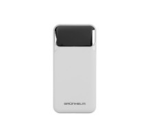 Портативный Power Bank GRUNHELM GP-10WQC 10.000 mAh. белый быстрая зарядка 22.5W