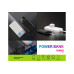 Купить Портативный Power Bank GRUNHELM GP-10WQC 10.000 mAh. белый быстрая зарядка 22.5W