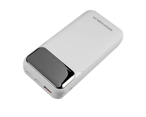 Купить Портативный Power Bank GRUNHELM GP-20WQC 20000 mAh белый быстрая зарядка 22.5W