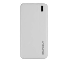 Портативный Power Bank GRUNHELM  GP-10W  10.000 mAh. белый