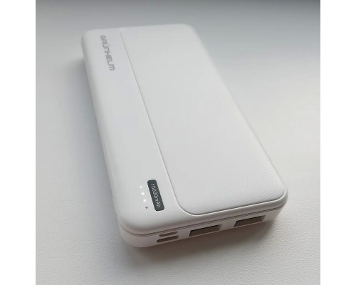 Купить Портативный Power Bank GRUNHELM GP-10W 10.000 mAh. белый