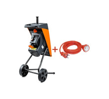 Садовый измельчитель GTM DS2500/40, ножевой механизм + Удлинитель GTM 10 м (83870)