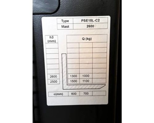 Купить Штабелер электрический GTM PSE15L-C2 2600 (92405)