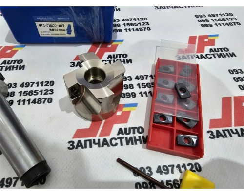 Купить Фреза торцевая BAP 400R 50-22 с пластинами 10шт + хвостовик MTB3-FMB22