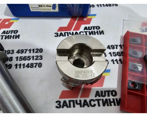 Купить Фреза торцевая BAP 400R 50-22 с пластинами 10шт + хвостовик MTB3-FMB22