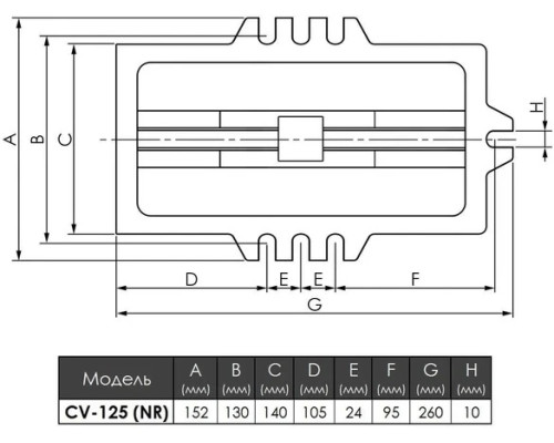 Купить Тиски станочные крестовые координатные CV-125 неповоротные тип 3458