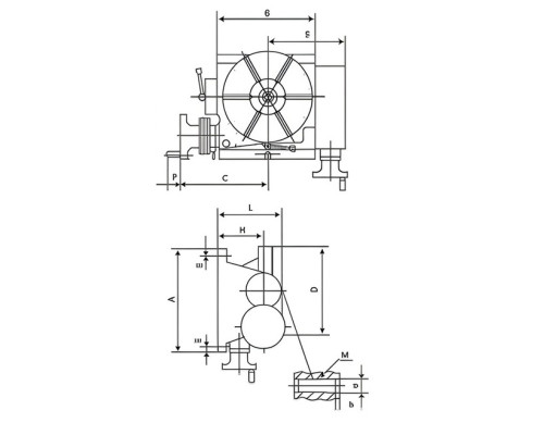 Купить Поворотный стол TSK4 JPauto Industrial наклонный синусный