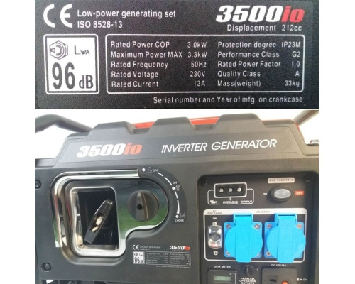 Купить Генератор инверторный LONCIN LC3500iO открытый (3-3,3 кВт)