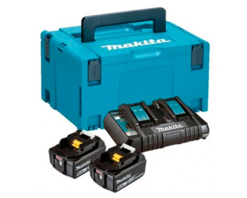 Купить Набор аккумуляторов Makita Li-ion LXT 2 акб BL1850B, з/п DC18RD, кейс Makpac 3