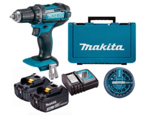 Купить Аккумуляторная дрель-шуруповерт Makita DDF482RFE