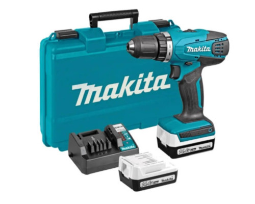 Купить Аккумуляторная дрель-шуруповерт Makita DF347D001 в кейсе с 2 акб 14.4V 1.5 Аh, з/п