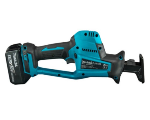 Купить Аккумуляторная сабельная пила Makita DJR189RTJ, 2 акб BL1850B, з/п DC18RC, кейс Makpac
