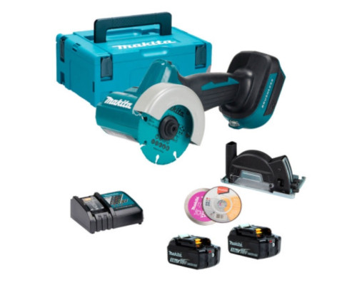 Купить Аккумуляторная отрезная машина Makita DMC300RFJ, 2 акб BL1830B, ж/п DC18RC, кейс Makpac