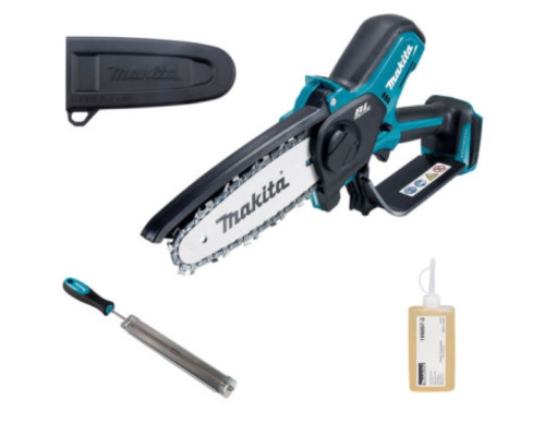 Купить Аккумуляторная цепная пила Makita DUC150Z, без аккумулятора и с/у, масло + напильник