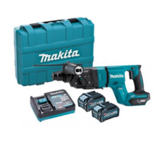 Акумуляторний перфоратор Makita XGT 40 V MAX HR007GM201 в кейсі з 2 акб 4 Ah, з/п DC40RA