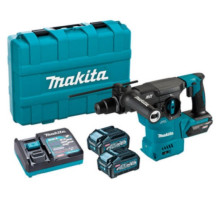 Аккумуляторный перфоратор Makita XGT 40 V Max HR008GM201, 2 акб BL4040, з/п DC40RA, кейс