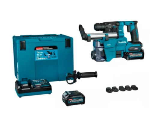 Купити Акумуляторний перфоратор Makita XGT 40 V Max HR010GD201, 2 акб BL4025, з/п DC40RA, DX16, кейс Makpac