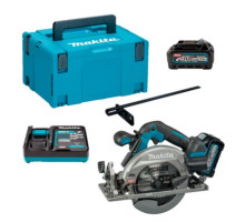 Аккумуляторная дисковая пила Makita XGT 40 V Max HS012GD201, 2 акб BL4025, з/п DC40RA, кейс Makpac 3