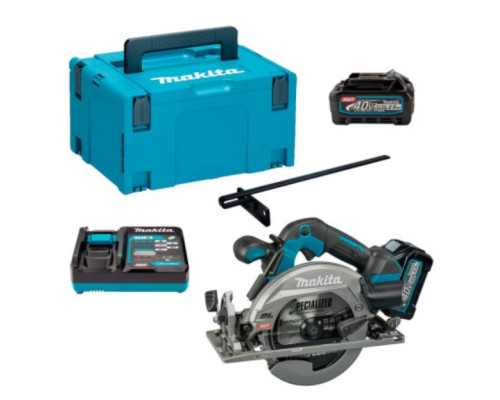 Купить Аккумуляторная дисковая пила Makita XGT 40 V Max HS012GD201, 2 акб BL4025, з/п DC40RA, кейс Makpac 3