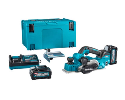 Купить Аккумуляторный рубанок Makita XGT 40 V Max KP001GM201, 2 акб BL4040, з/п DC40RA, кейс Makpac 3