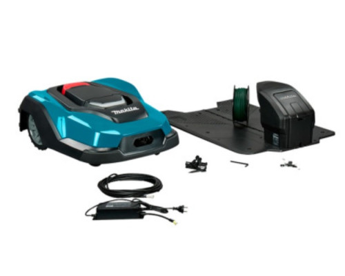 Купить Аккумуляторный робот-газонокосилка Makita RM350D, без акб и з/п, базовый комплект