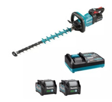 Акумуляторний кущоріз Makita XGT 40 V Max, 600 мм, акумулятор 2.5 Аг 2 шт, зарядний пристрій (UH004GD201)