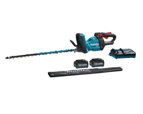 Купити Акумуляторний кущоріз Makita XGT 40 V Max, 600 мм, акумулятор 2.5 Аг 2 шт, зарядний пристрій (UH004GD201)