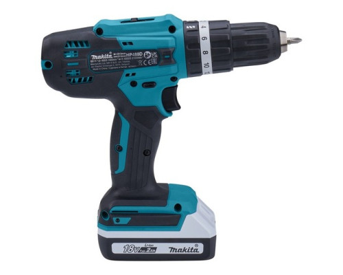 Купить Аккумуляторная дрель-шуруповерт с ударом Makita HP488D002