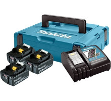 Набір акумуляторів Makita LXT BL1840x3, DC18RC 197495-7