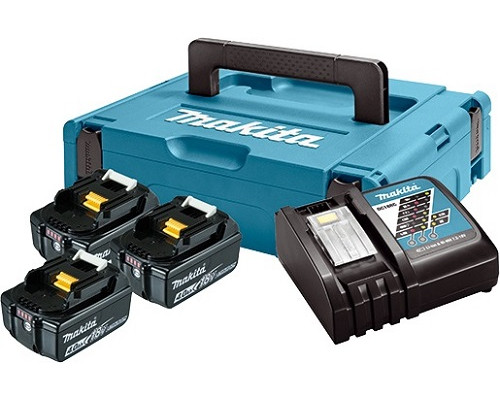 Купити Набір акумуляторів Makita LXT BL1840x3, DC18RC 197495-7