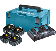 Набор аккумуляторов Makita LXT BL1850B х 2 DC18RD 197626-8