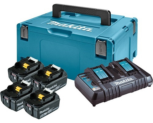 Купить Набор аккумуляторов Makita LXT BL1850B х 2 DC18RD 197626-8