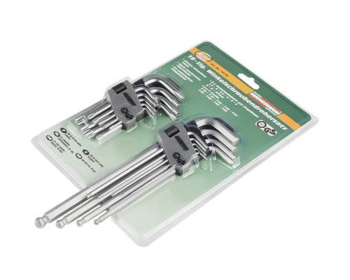 Купить Набор ключей Torx+шестигранных ключей L типа Mannesman; 18 шт