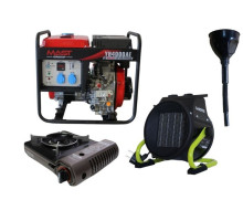 Дизельный генератор MAST GROUP YH4000AE+ газовая плитка Orcamp CK-505 +электрический обогреватель Gardyer HE2000