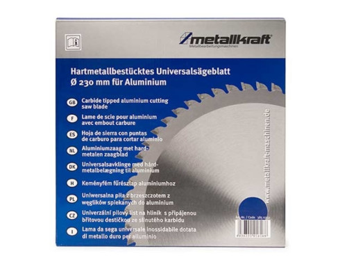 Купить Диск пильный по алюминию Metallkraft 230 x 2.4 x 25.4 мм (3850232)