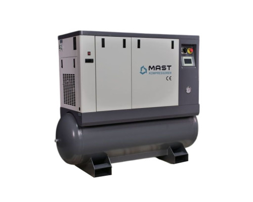 Купить Винтовой компрессор Mast LZN-8 COMBO inverter (осушитель + ресивер 300 л, двигатель на постоянных магнитах)