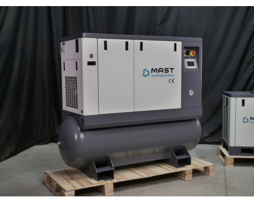 Купить Винтовой компрессор Mast LZN-8 COMBO inverter (осушитель + ресивер 300 л, двигатель на постоянных магнитах)