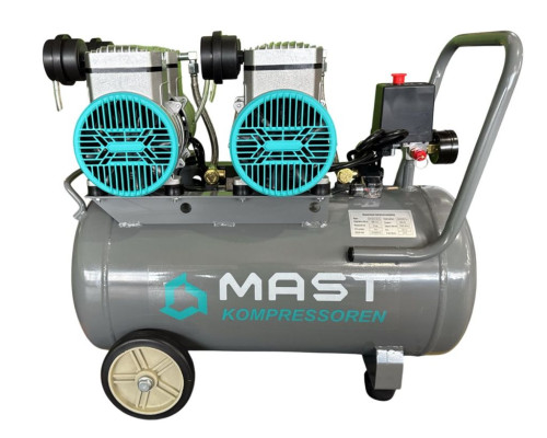 Купить Безмасляный поршневой компрессор Mast MOF1680/2x1500-50L