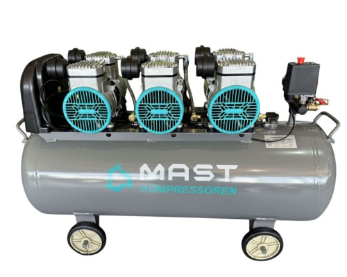 Купить Безмасляный поршневой компрессор Mast MOF1680/3x1500-120L