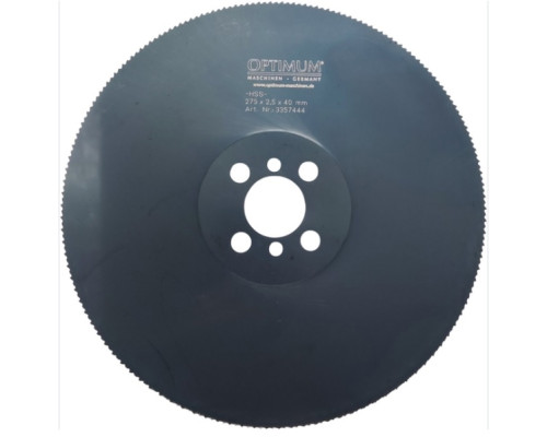 Купить Диск пильный по металлу Optimum HSS 275 x 2.5 x 40 мм t4 (3357444)