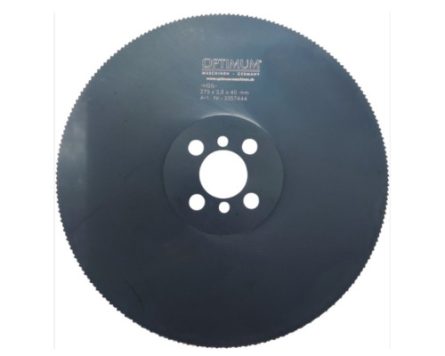 Купить Диск пильный по металлу Optimum HSS 275 x 2.5 x 40 мм t6 (3357446)
