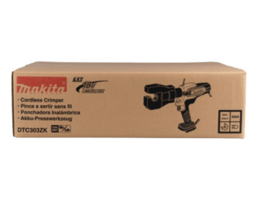 Купить Аккумуляторный инструмент для обжима кабеля Makita LXT DTC303ZK (каркас)