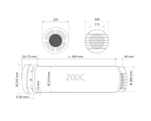 Купить Рекуператор Prana 200C Eco Life M2023