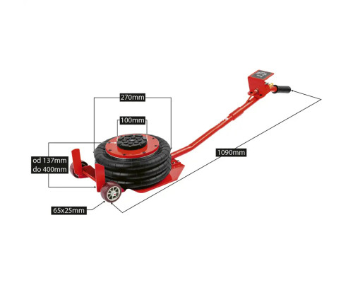 Купити Пневматичний домкрат 3,5 т REDATS LS-220