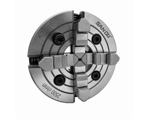 Купить Патрон токарный Sanou K72-160 4х кулачковый 160 мм с независимыми кулачками
