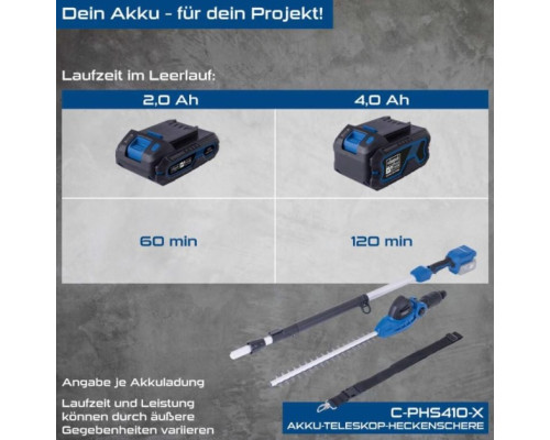 Купить Кусторез с телескопической штангой Scheppach C-PHS410-X (5910608900)